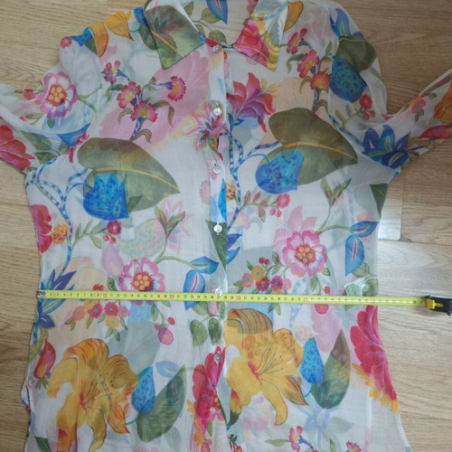 Bill Cost transparent multicolor shirt like new, size XL