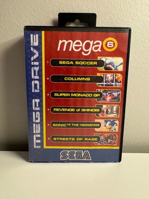 Sega Mega Drive Mega 6 παιχνίδια μεταχειρισμένα, δοκιμασμένα