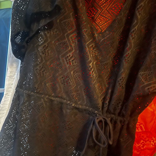 Black pareo dress, size M