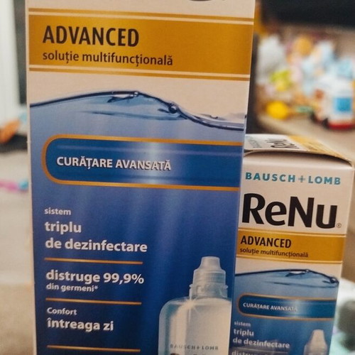 ReNu Advanced contact lens solution new, 360 ml and 60 ml