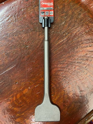 Wide SDS chisel 6cm tip width new