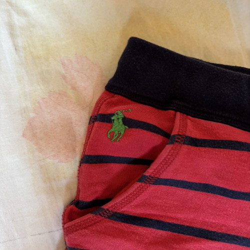 Polo Ralph Lauren women's striped shorts size M like new, red and navy