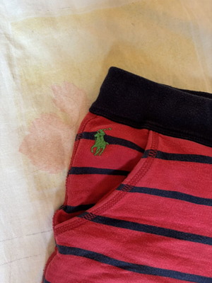 Polo Ralph Lauren women's striped shorts size M like new, red and navy