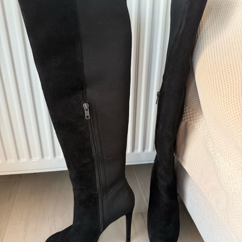 Ash boots suede leather new, size 39, black