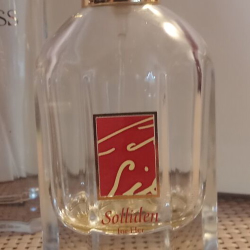 Oriflame vintage glass perfume bottles set of 3