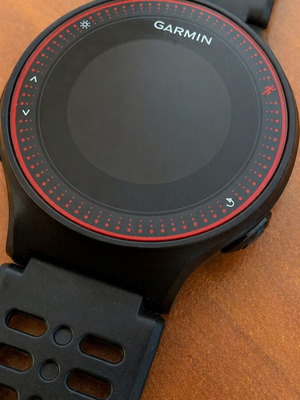 Garmin Forerunner 225 used, functional GPS watch with heart rate sensor