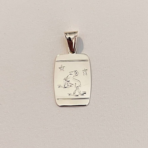 Zodiac Aries gold k14 pendant used
