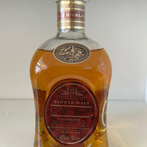 Cardhu Single Malt 12 Years Old Whisky new, collectible, sealed