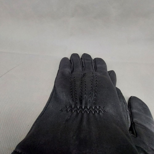 Jeronimo leather gloves black used, size S