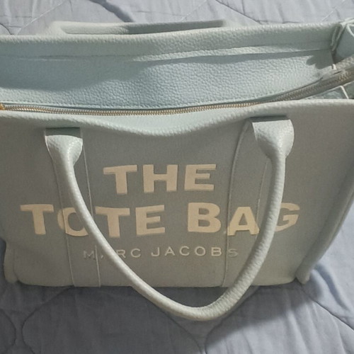 Marc Jacobs The Tote Bag leather like new, turquoise