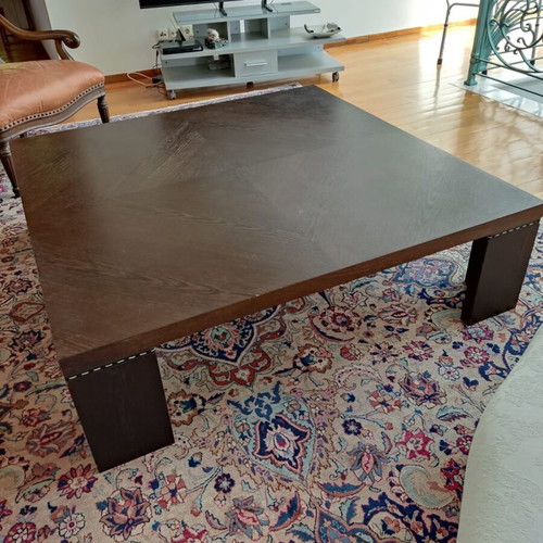 Solid wood coffee table like new, 140x140 cm