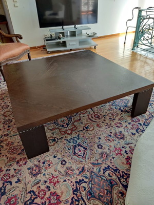 Solid wood coffee table like new, 140x140 cm
