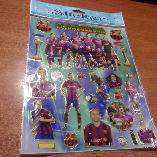 Barcelona stickers like new