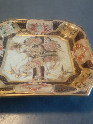 Πιάτο Satsuma Hand Painted σαν καινούργιο διακοσμητικό 20cm