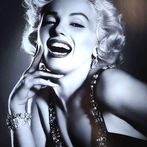 Marilyn Monroe poster 40x60cm new, black and white print