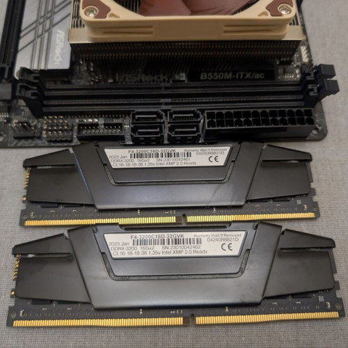 CPU-MOBO-RAM Kit used with peripherals, processor 7 5700G
