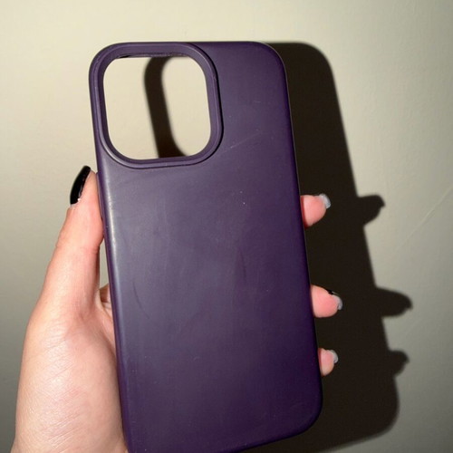 iPhone 15 Pro Max case eggplant color like new