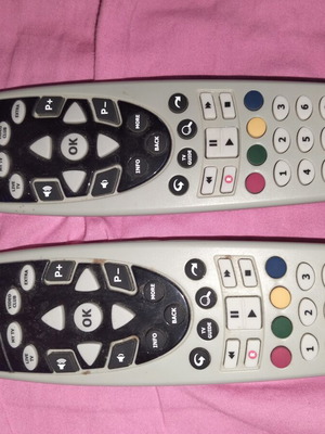 Remote controls used, pack of two