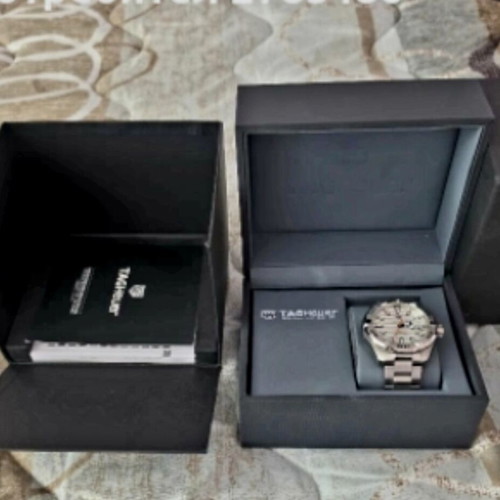 TAG Heuer Aquaracer Calibre 5 automatic watch like new, silver