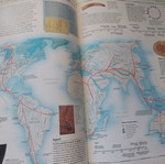 Atlas Pankosmos Istorikos set of 4 issues like new, Greek
