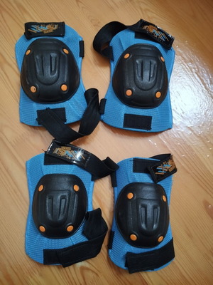 Protective pads for knees and elbows used