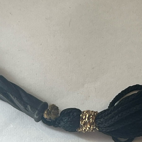 Black Komboloi handmade, like new