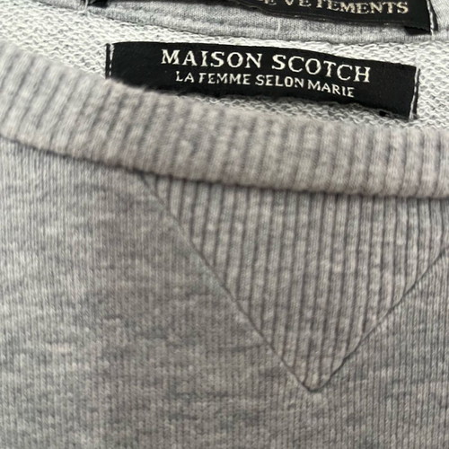 Maison Scotch women's thin sweatshirt used, gray, size M