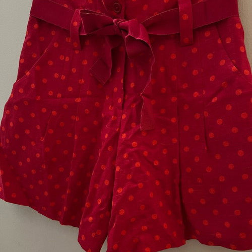 Sonia Rykiel polka dot shorts like new, size L, red pink