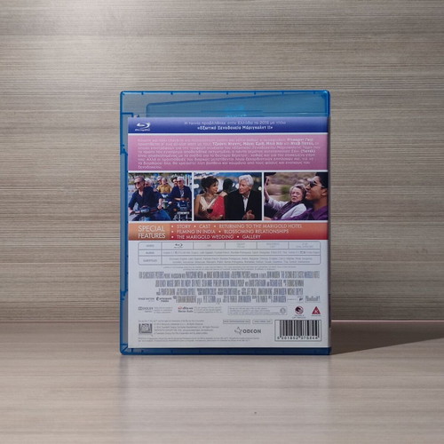 The Second Best Exotic Marigold Hotel Blu-Ray used with Greek subtitles
