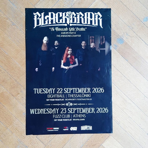Blackbriar original concert poster, like new condition