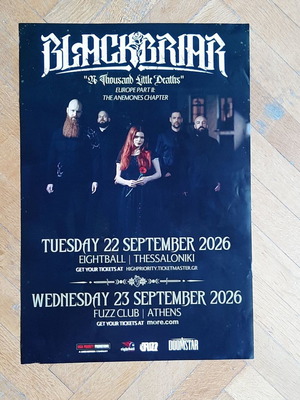 Blackbriar original concert poster, like new condition