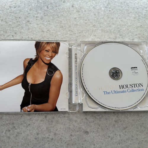 Whitney Houston The Ultimate Collection CD and DVD like new