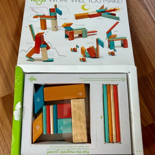 Tegu Magnetic wooden blocks like new