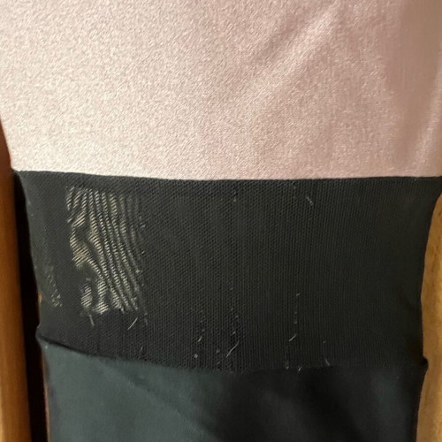 SunsetGo leggings used, black with pink and mesh, size S