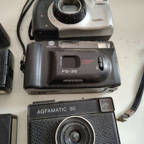 Cameras used, various models