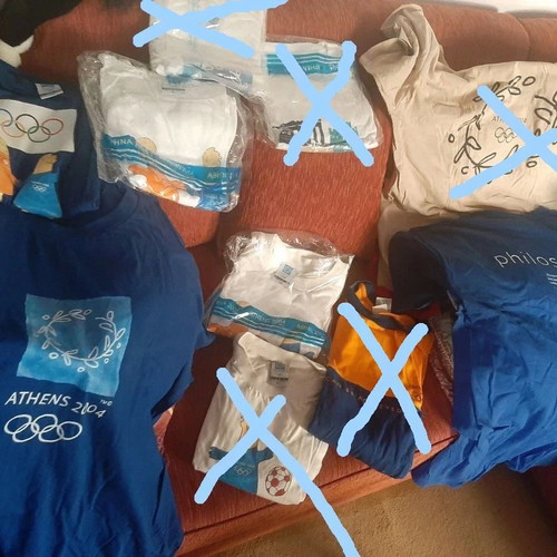 Olympics Athens 2004 T-shirts new, pack of 5