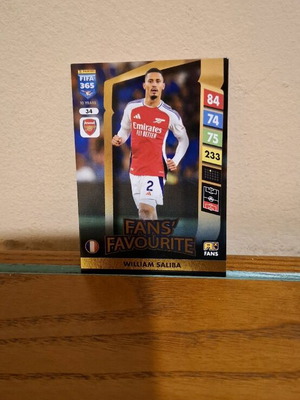 Panini FIFA 365 William Saliba κάρτα καινούργια