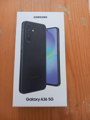 Samsung Galaxy A36 5G smartphone new, black, 128GB