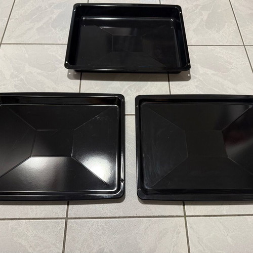 Blomberg OEN93S23X enamel baking trays set of 3 new