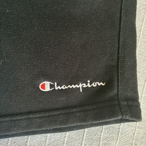 Champion Black French Terry Sweat Shorts Mens Medium used