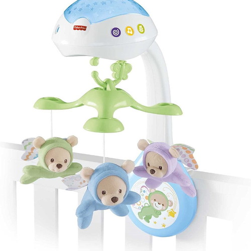 Fisher Price Butterfly Dreams musical baby mobile with rotating bears