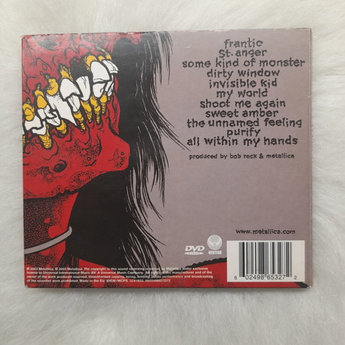 Metallica St. Anger DVD album like new, metal
