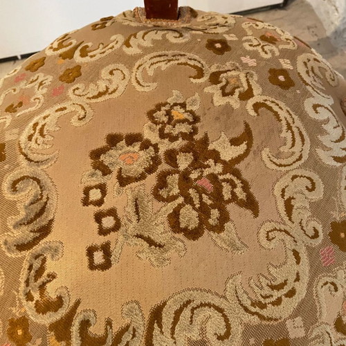 Baroque dining chair new with embossed fabric