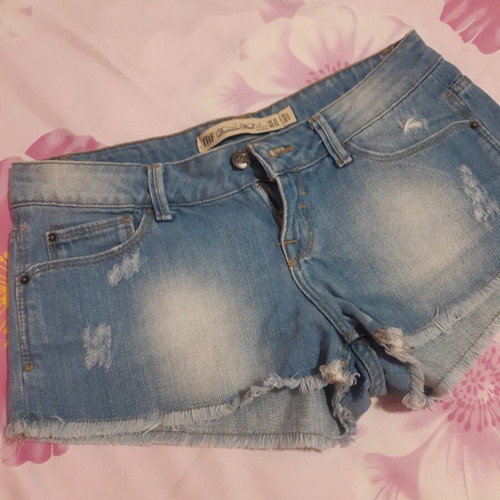 Zara denim shorts like new, blue turquoise