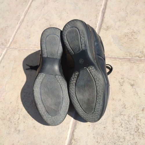 Wedge Sneakers Seven size 38 used, black with metallic details