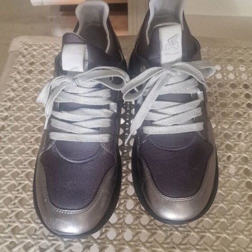 Hogan women's sneakers silver size 37 like new