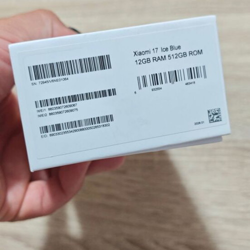 Xiaomi 17 new, blue, 512GB, dual SIM, 20+ MP camera