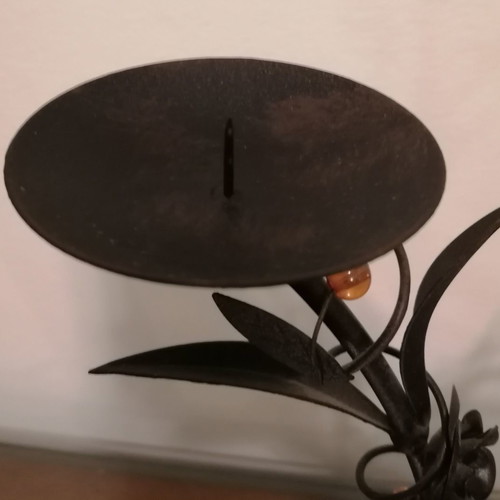 Metal Candle Holder in Excellent Condition