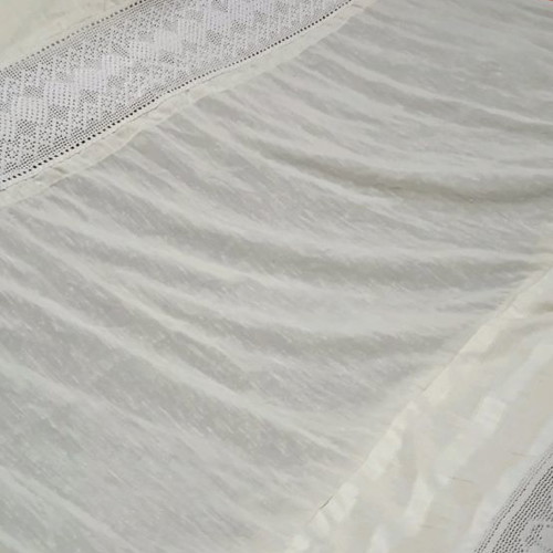 Curtain with handmade lace used, length 2.20m