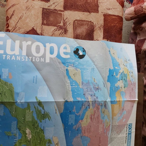 Europe map used from 2005